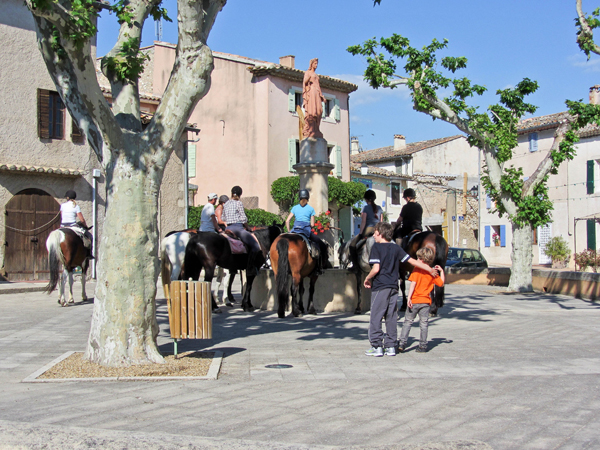 Provence village horse ride